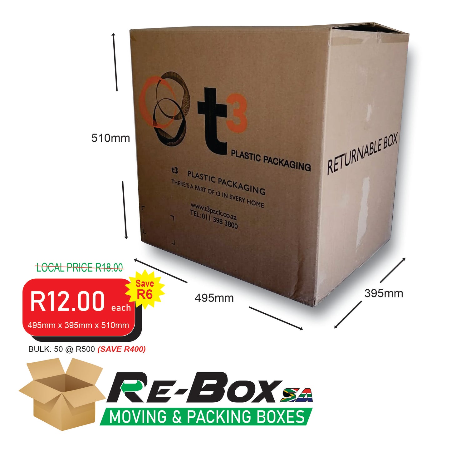 Boxes - Re-Usable Second Hand