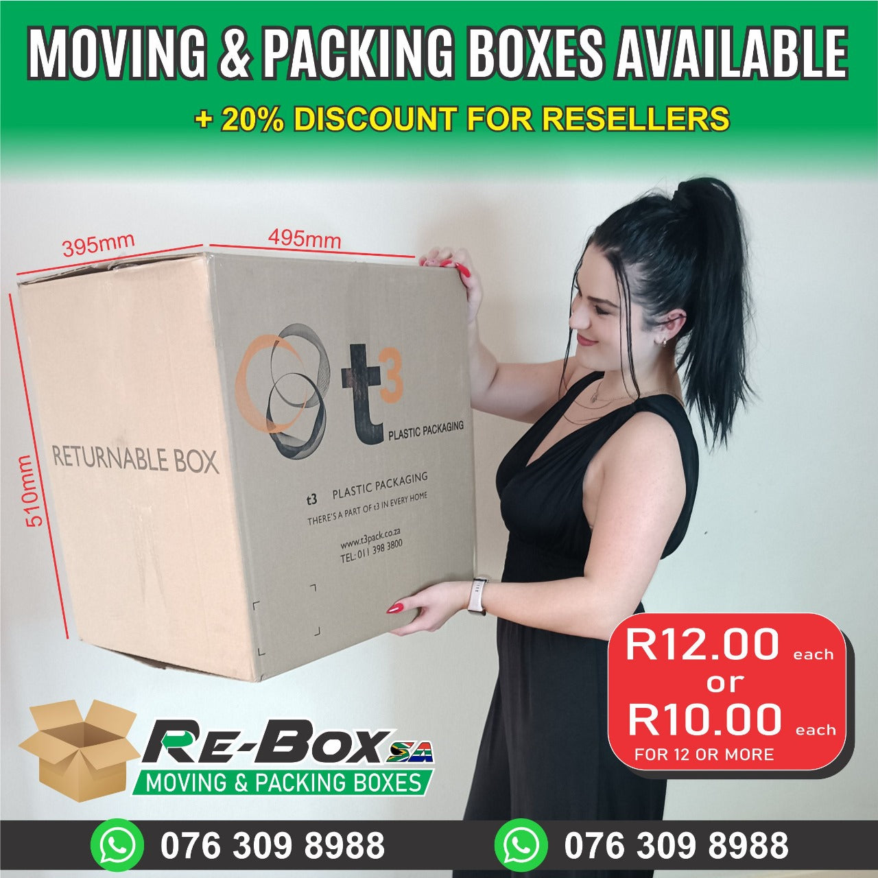 Boxes - Re-Usable Second Hand