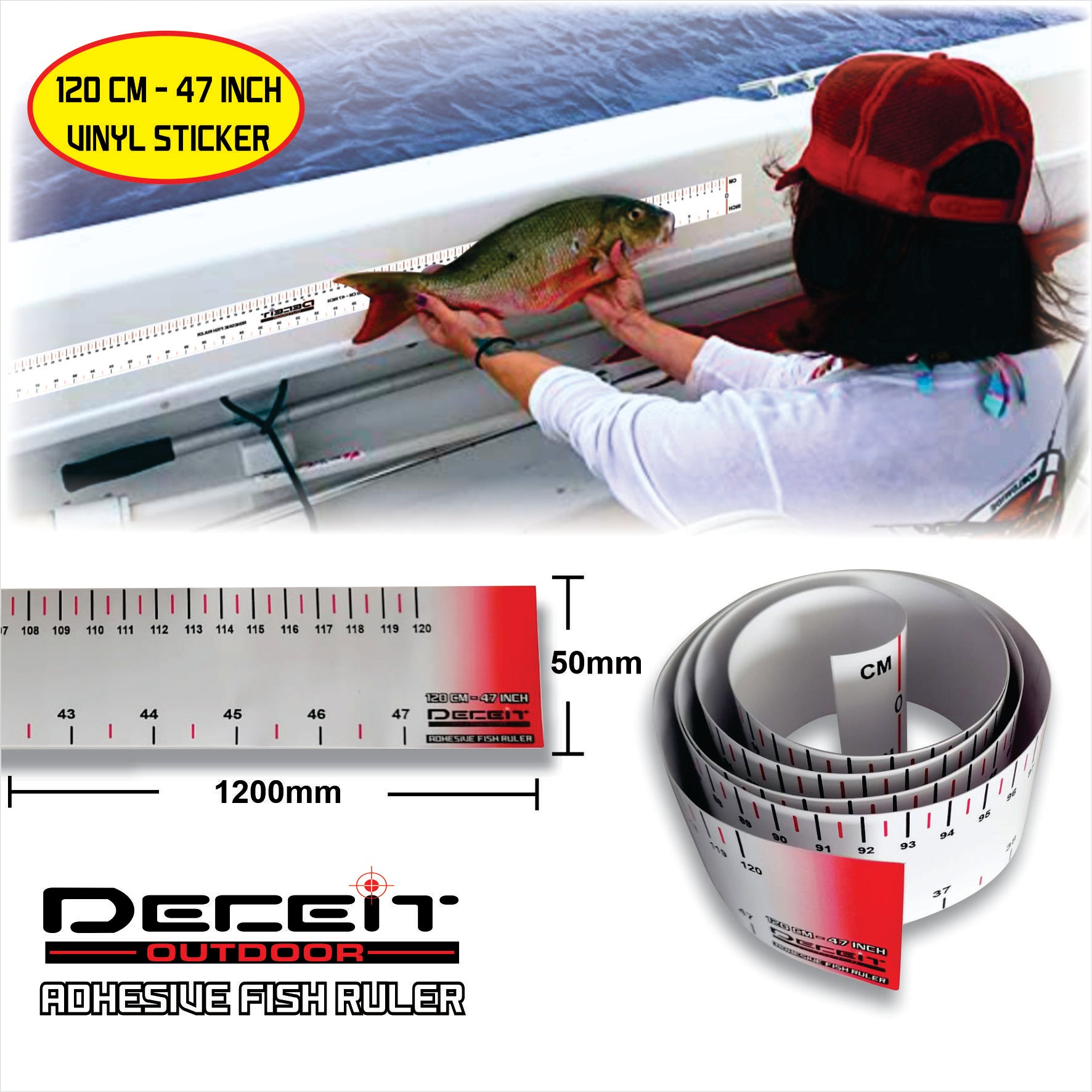 fish ruler sticker, fish ruler sticker Suppliers and Manufacturers
