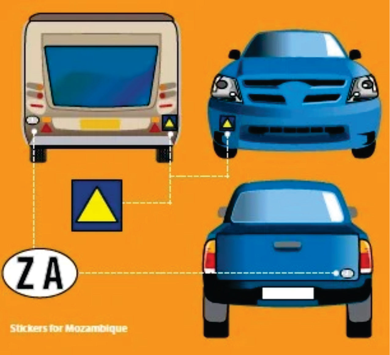 Travel Decal / Sticker (ZA)