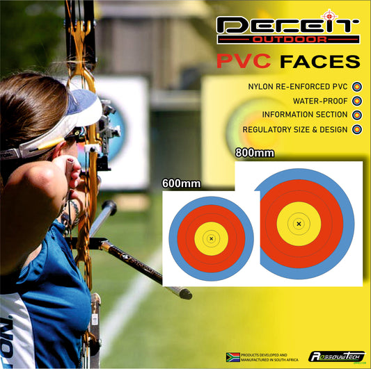 Archery Targets 1 Spot 3 Ring 3 Color (PVC or Paper)