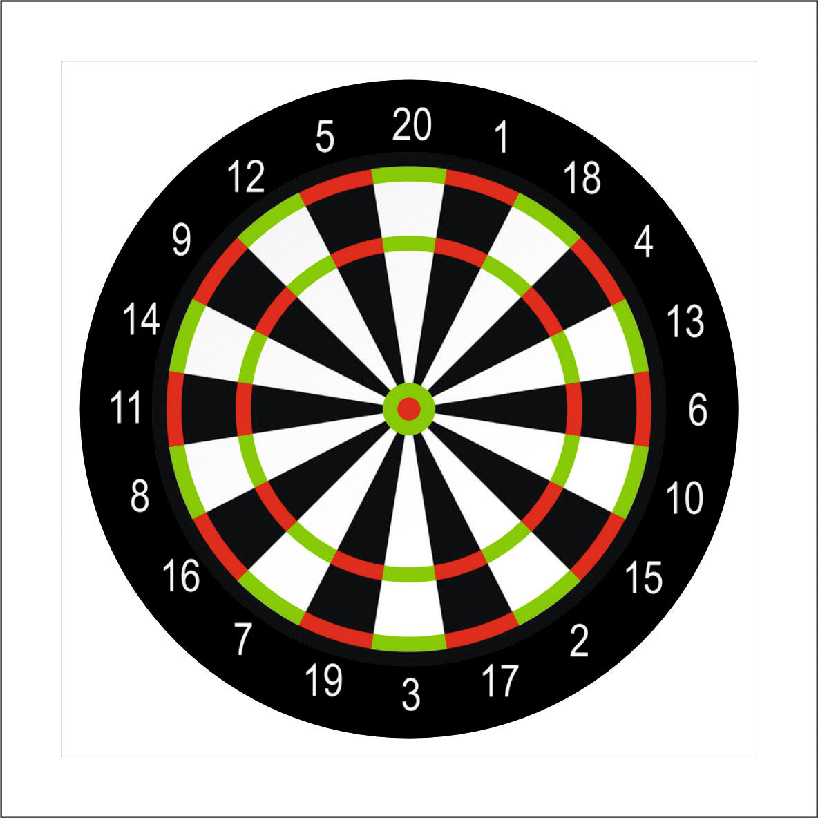 Archery Targets Dart Board (PVC or Paper)