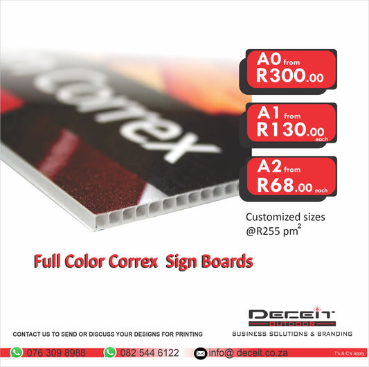 Correx Sign Boards