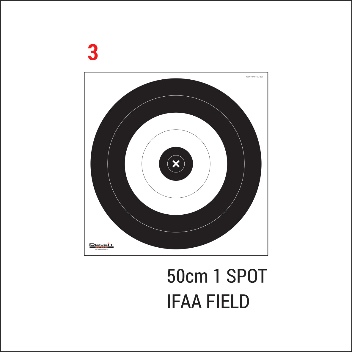 IFAA FIELD PRACTICE PVC TARGETS