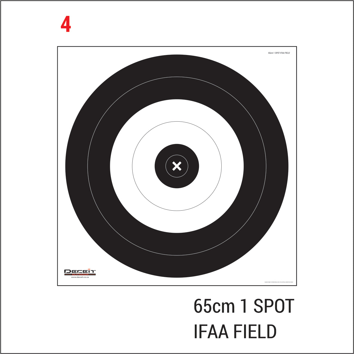 IFAA FIELD PRACTICE PVC TARGETS