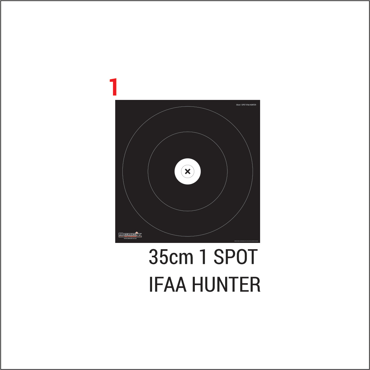 IFAA HUNTER PRACTICE PVC TARGETS