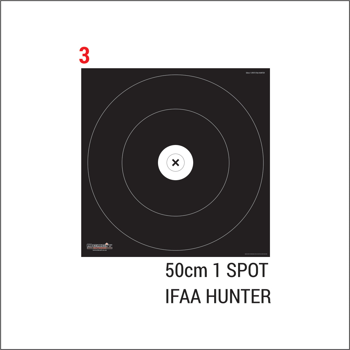 IFAA HUNTER PRACTICE PVC TARGETS