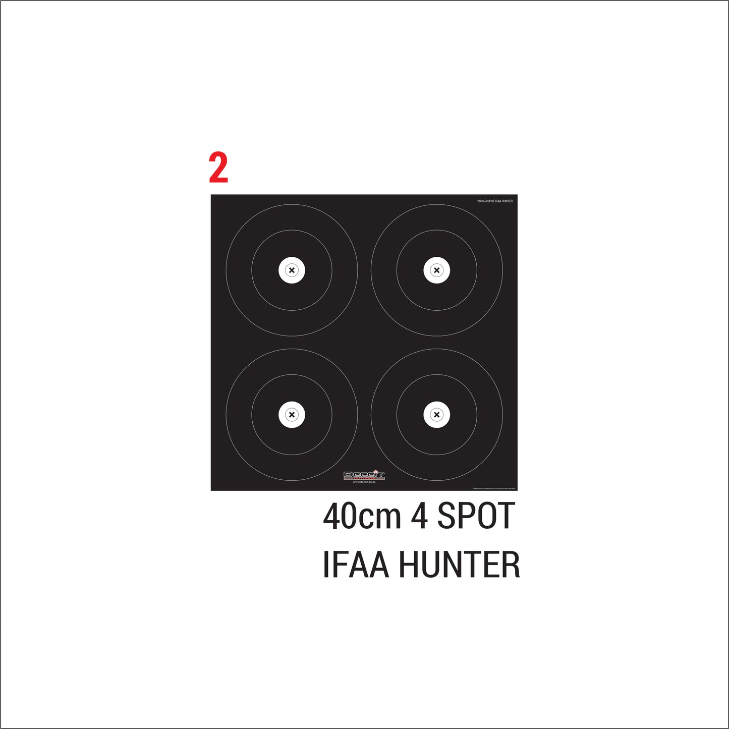 IFAA HUNTER PRACTICE PVC TARGETS