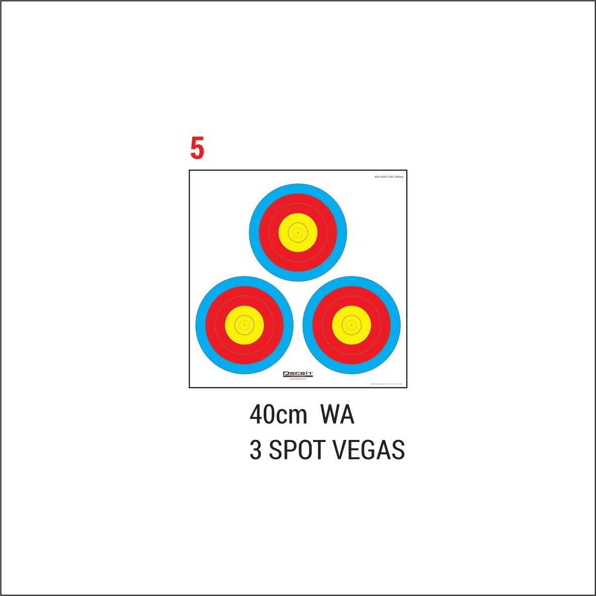 WA PRACTICE PVC TARGETS