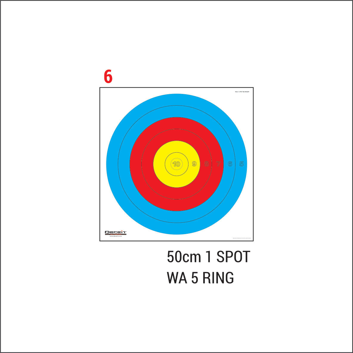 WA PRACTICE PVC TARGETS