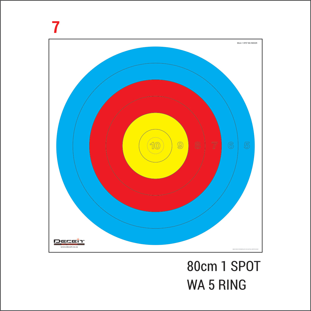 WA PRACTICE PVC TARGETS