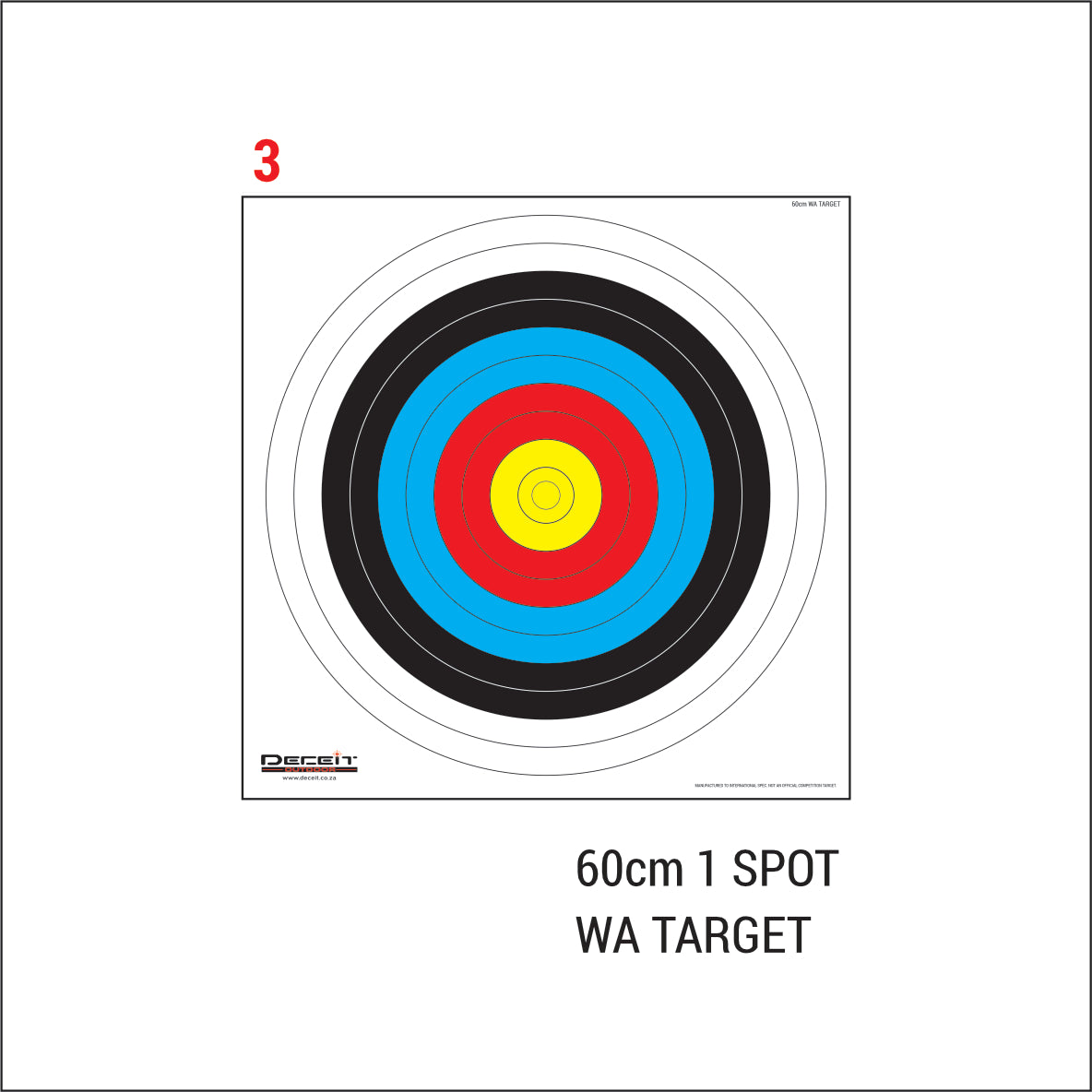 WA PRACTICE PVC TARGETS
