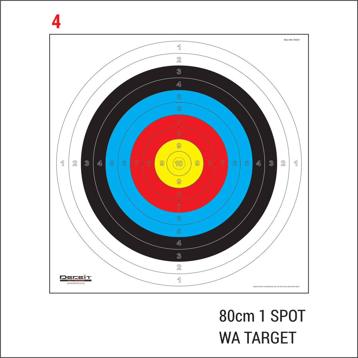 WA PRACTICE PVC TARGETS