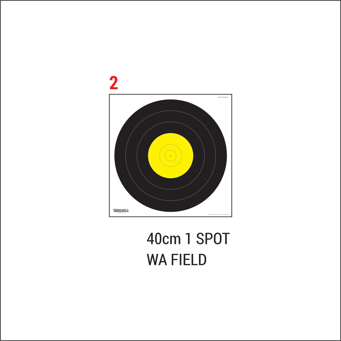 WA FIELD PRACTICE PVC TARGETS