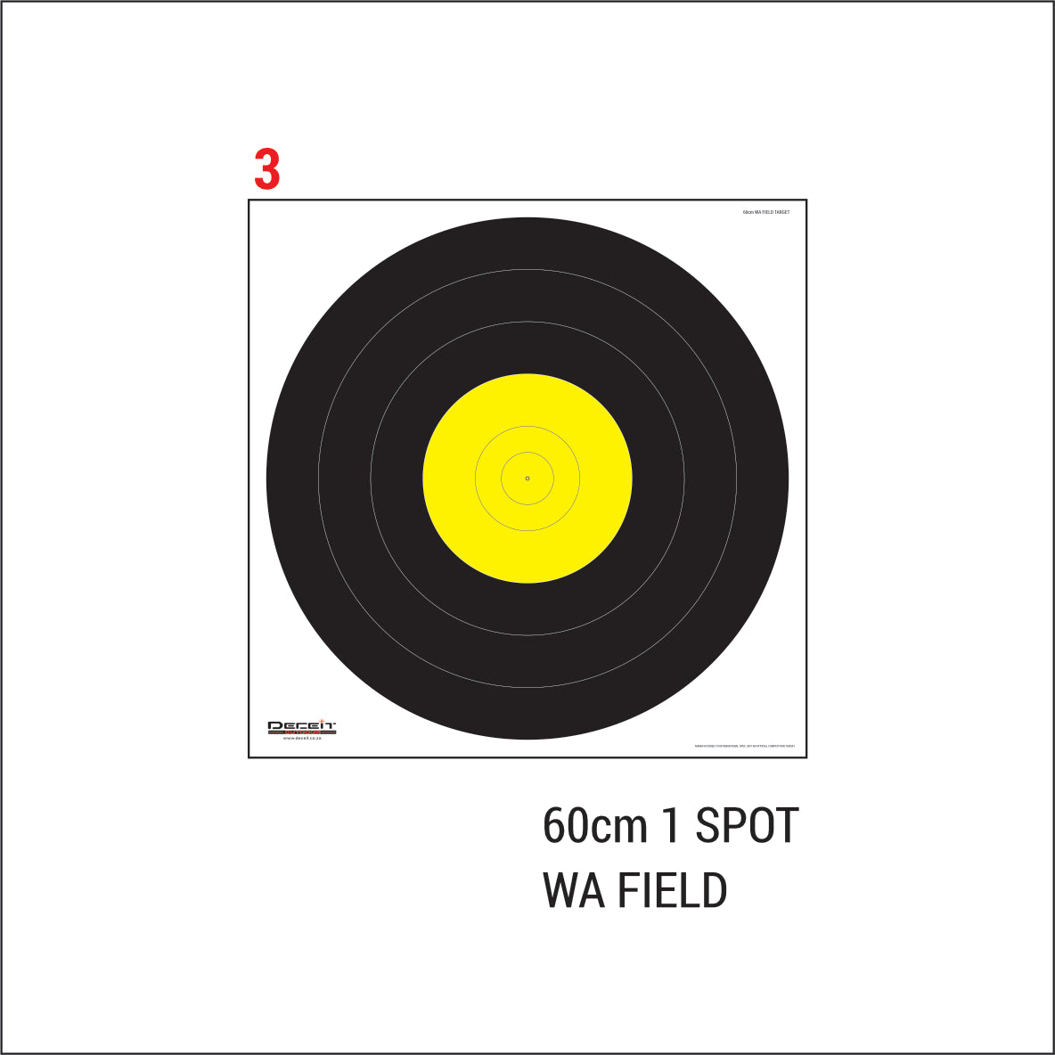WA FIELD PRACTICE PVC TARGETS