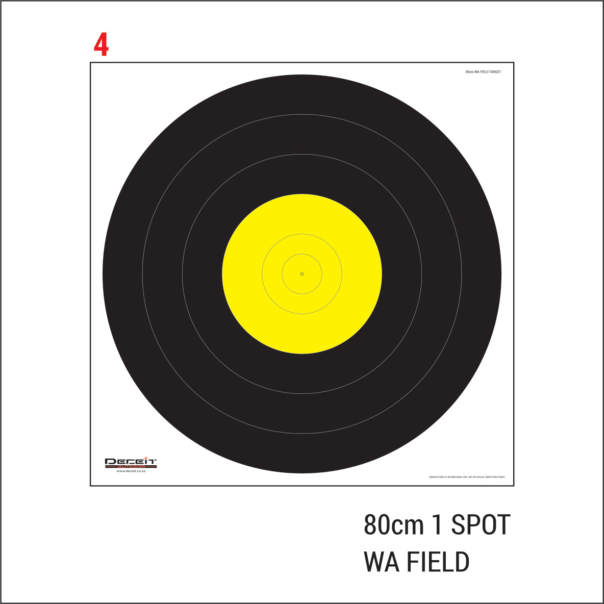 WA FIELD PRACTICE PVC TARGETS
