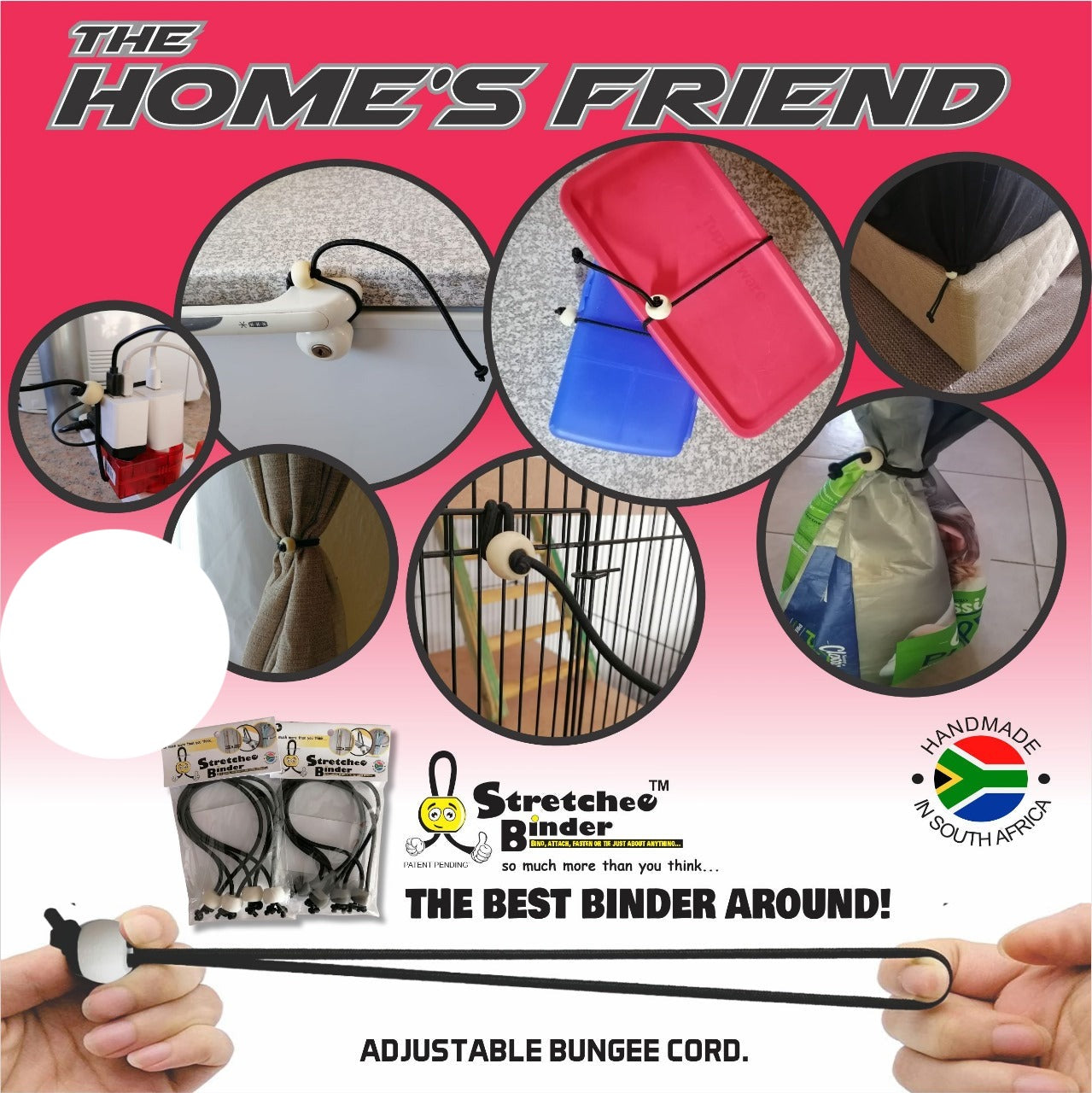 Stretchee-Binder Tie (Bungee Cord)