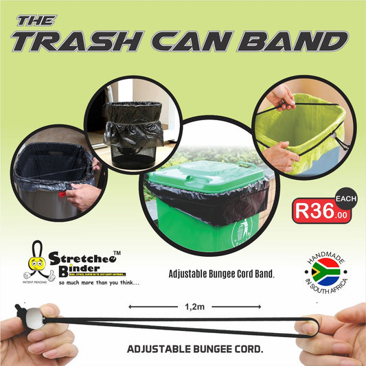 Adjustable Bungee Trash Can Band