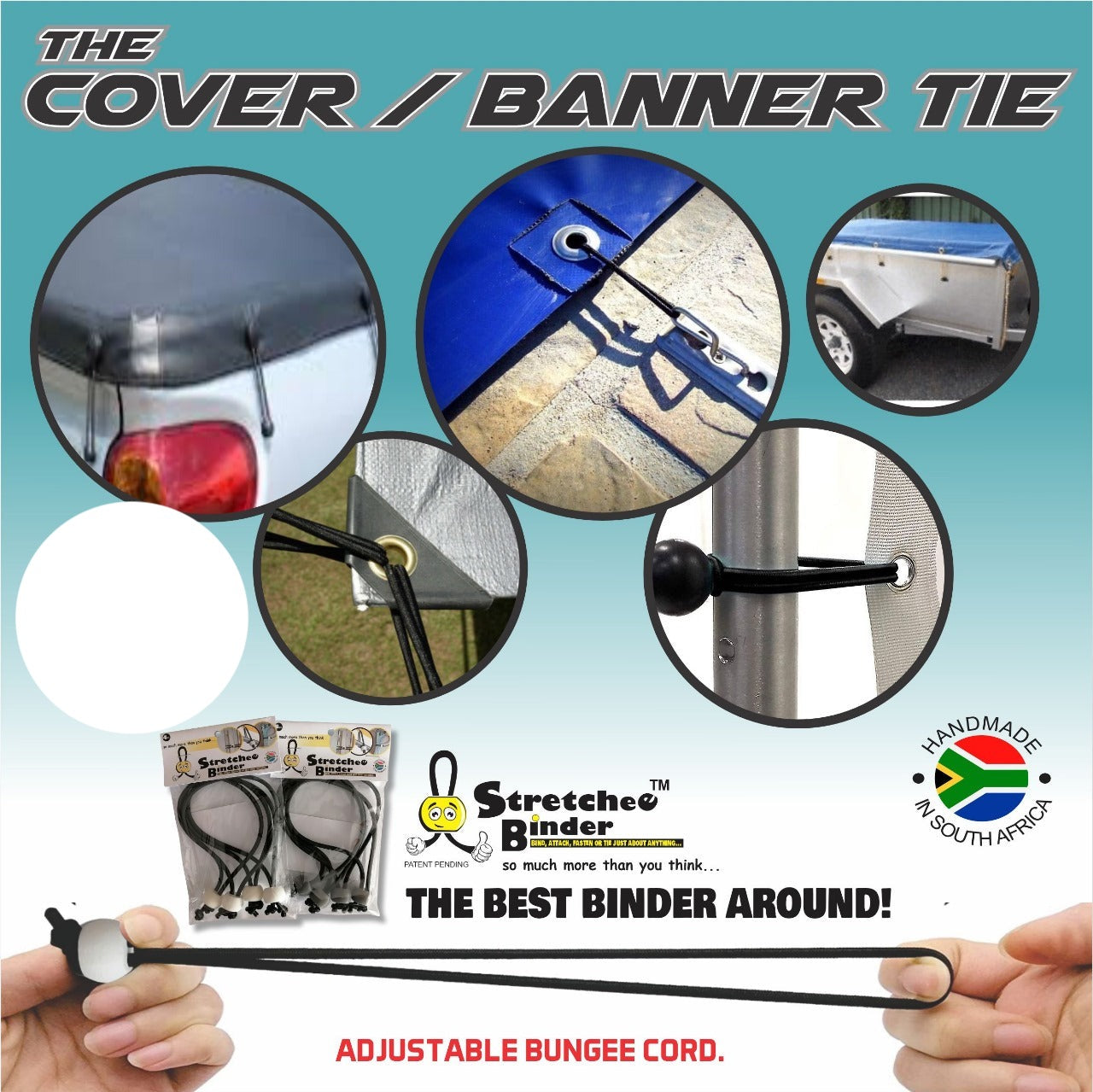 Stretchee-Binder Tie (Bungee Cord)