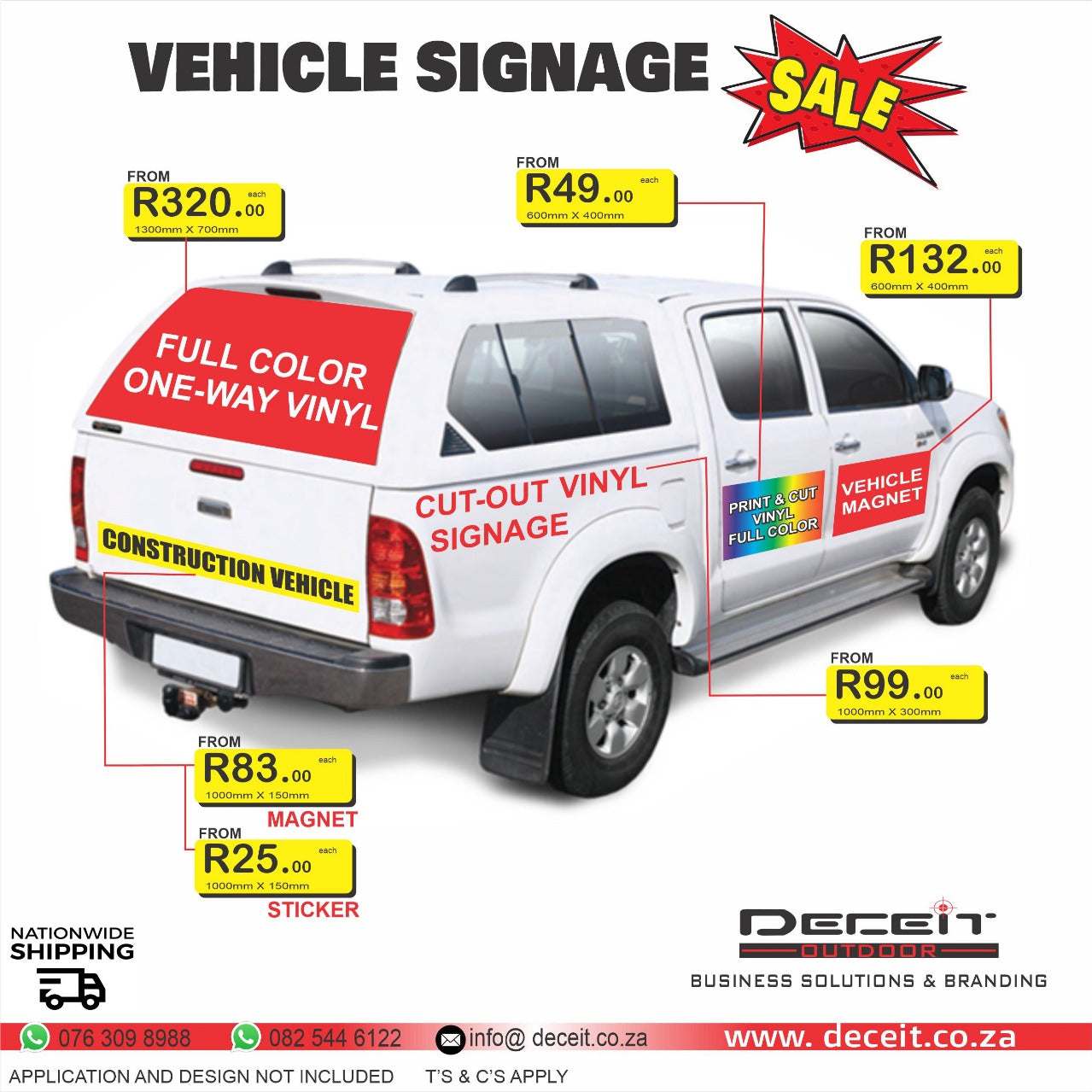 Custom Vehicle Signage Solutions – Boost Your Brand on the Go!