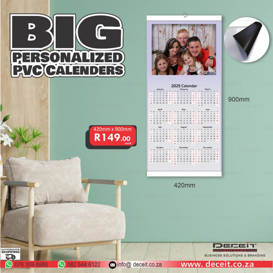 Personalized PVC Calendar - 2025