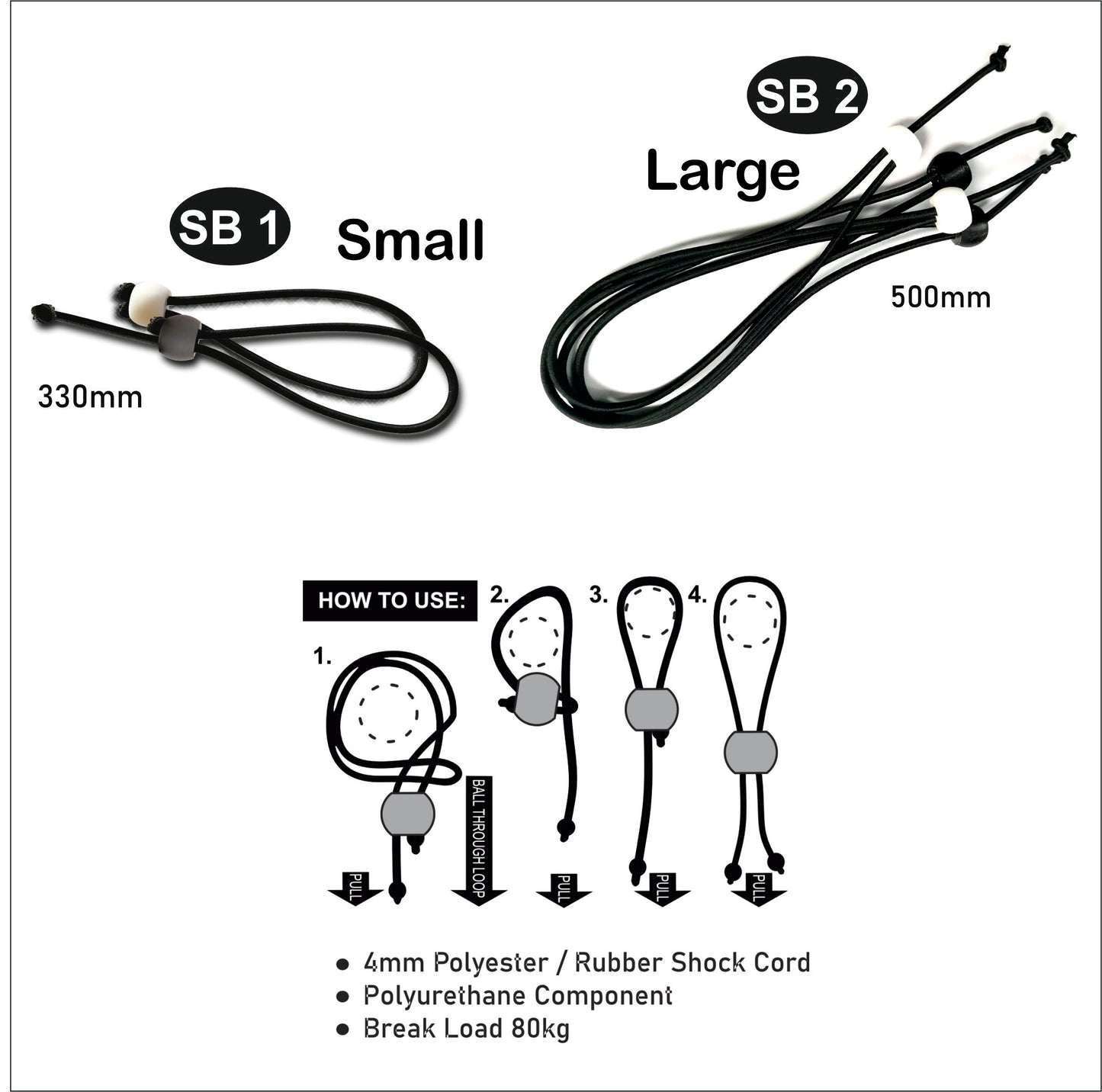 Stretchee-Binder Tie (Bungee Cord)