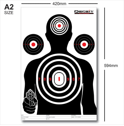 Silhouette Targets (A2 in Size)