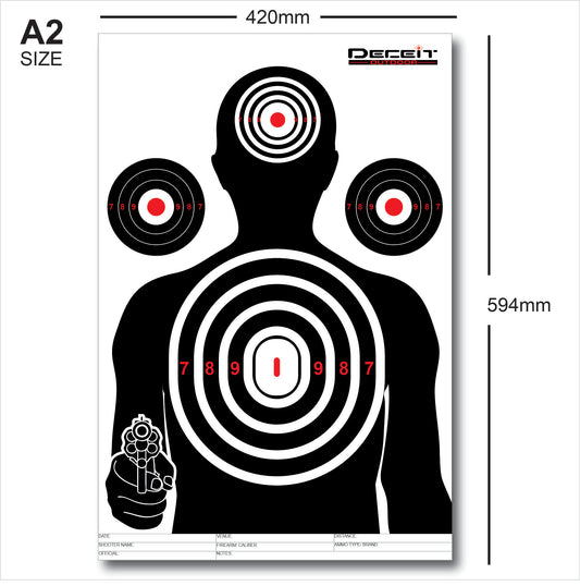 Silhouette Targets (A2 in Size)