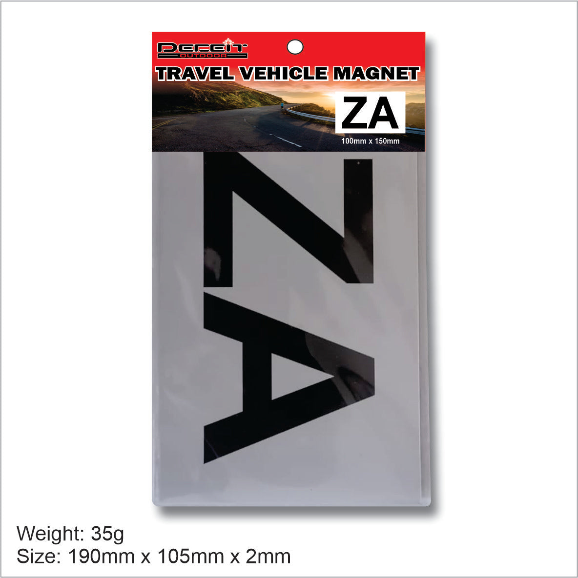 Travel Vehicle Magnet (ZA)